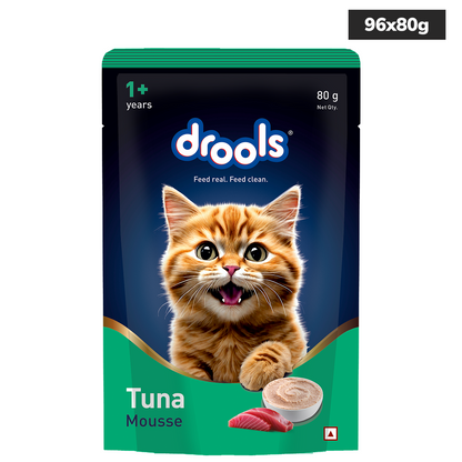 Drools Tuna and Ocean Fish and Salmon and Chicken Mousse Adult Cat Wet Food