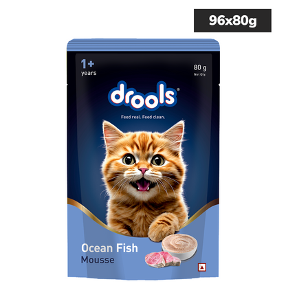 Drools Tuna and Ocean Fish and Salmon and Chicken Mousse Adult Cat Wet Food