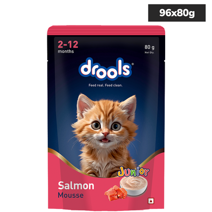 Drools Ocean Fish and Chicken and Salmon and Tuna Mousse Combo Kitten Cat Wet Food