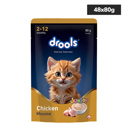 Drools Ocean Fish and Chicken and Salmon and Tuna Mousse Combo Kitten Cat Wet Food