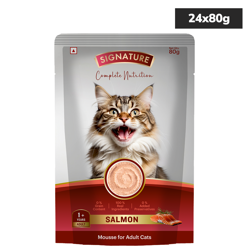 Signature Grain Zero Chicken and Salmon Mousse Combo Adult Cat Wet Food