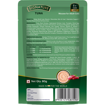 Signature Grain Zero Tuna Mousse Adult Cat Wet Food