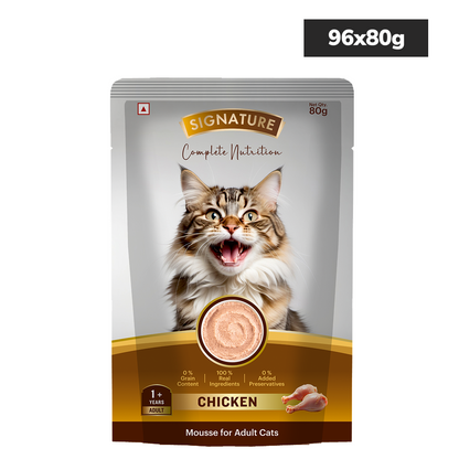 Signature Grain Zero Chicken Mousse Adult Cat Wet Food