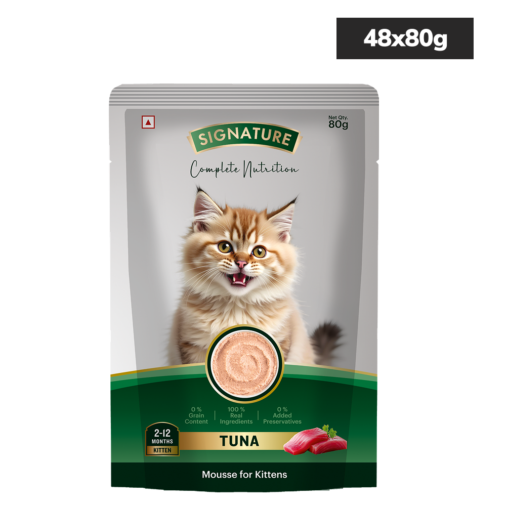 Signature Grain Zero Tuna Mousse Kitten Cat Wet Food