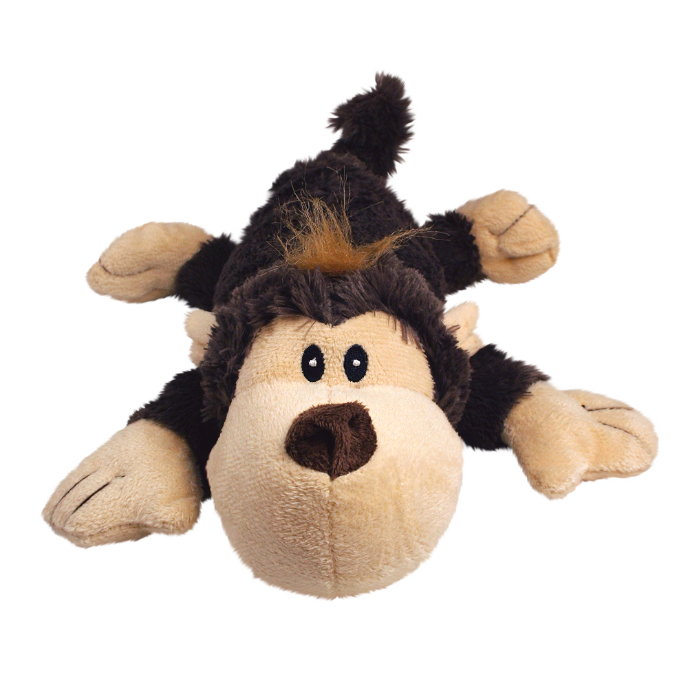 Kong Cozie Funky Monkey Toy for Dogs (Brown)