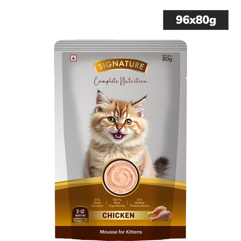 Signature Grain Zero Chicken Mousse Kitten Cat Wet Food