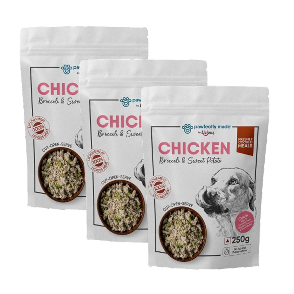 Pawfectly Made By Licious Chicken Broccoli & Sweet Potato Home Meal for Dogs
