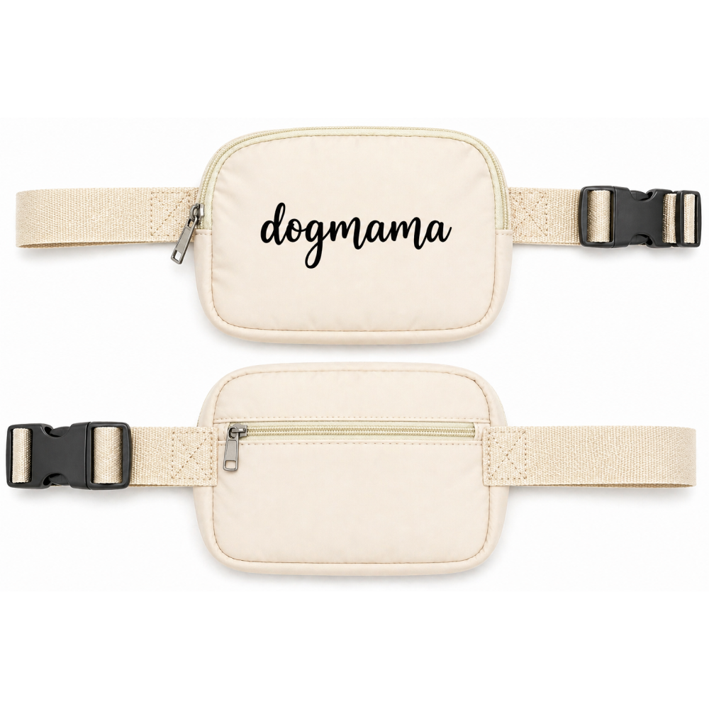 Talking Dog Club Dogmama Crossbody Treat & Walk Bag (Cream)