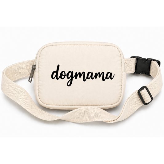 Talking Dog Club Dogmama Crossbody Treat & Walk Bag (Cream)