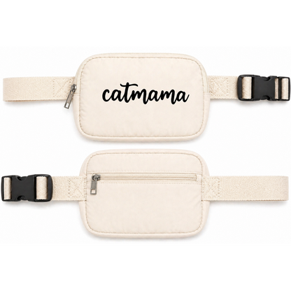 Talking Dog Club Catmama Crossbody Treat & Walk Bag (Cream)