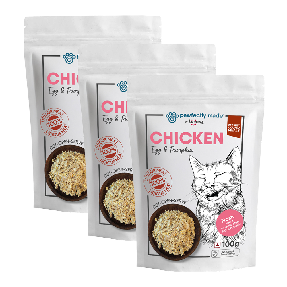 Pawfectly Made By Licious Chicken Egg & Pumpkin Home Meal for Cats
