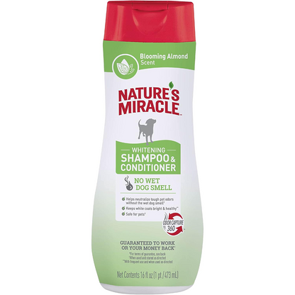 Nature's Miracle Whitening Shampoo and Conditioner for Dogs