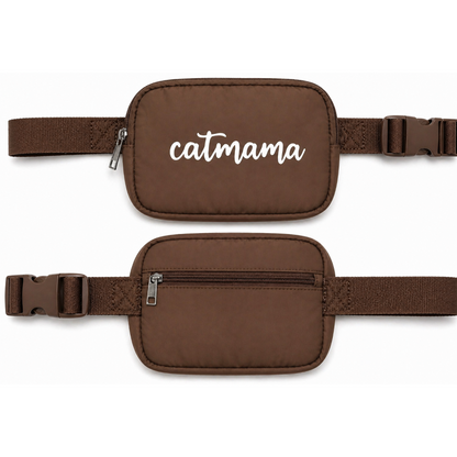 Talking Dog Club Catmama Crossbody Treat & Walk Bag (Brown)