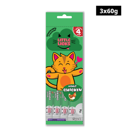 Smudges Little Licks Chicken Creamy Bisque Adult Cat Treats