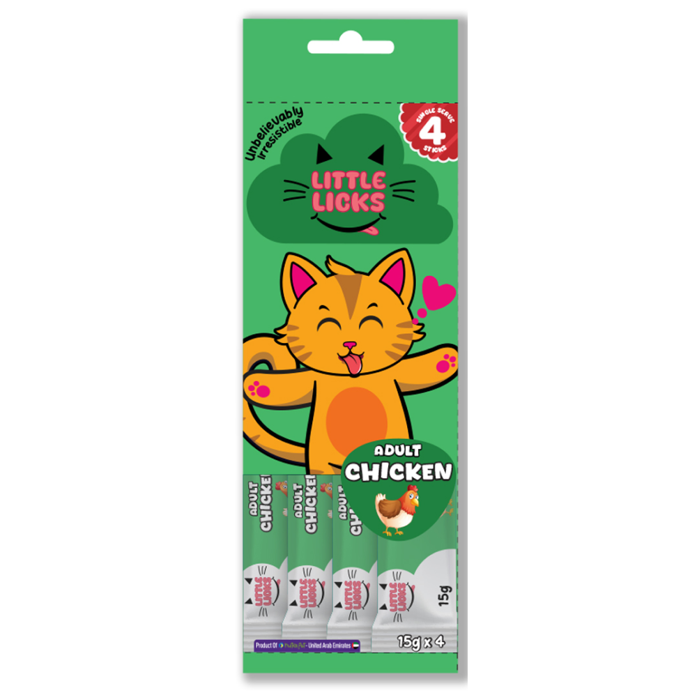 Smudges Little Licks Chicken & Cheese and Chicken and Tuna & Salmon and Tuna Creamy Bisque Combo Adult Cat Treats