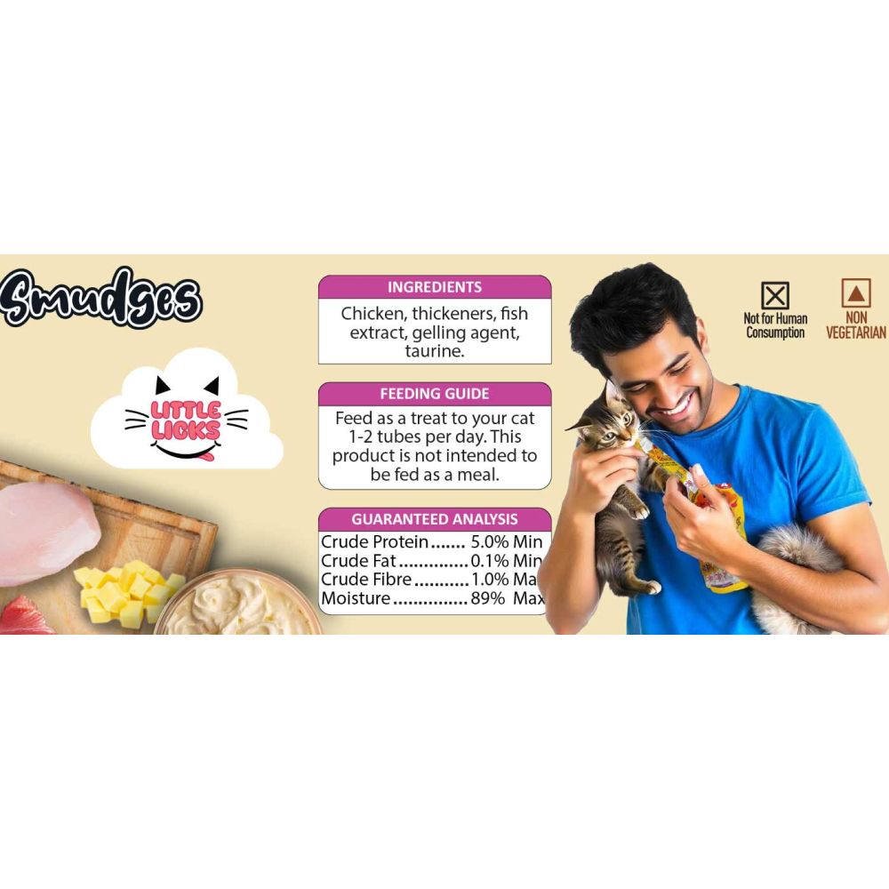 Smudges Little Licks Tuna Creamy Bisque Adult Cat Treats