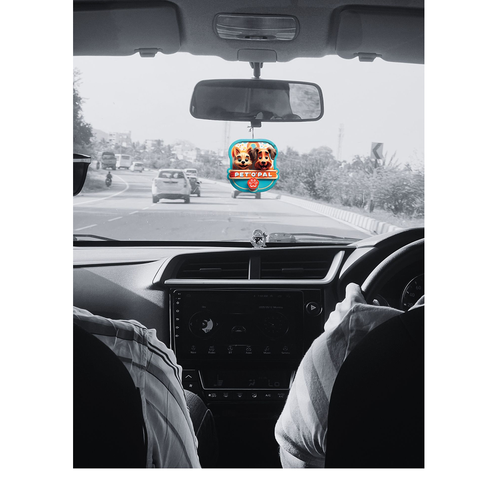 PET’O’PAL Rosy Nose,Cool Belly,Vanilla Paws Pet Safe Hanging Air Freshener for Car, Home & Pet Spaces