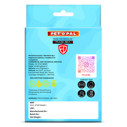 PET’O’PAL Cool Belly Pet Safe Hanging Air Freshener for Car, Home & Pet Spaces