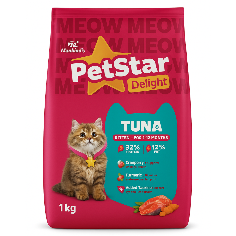 Mankind PetStar Tuna Kitten Cat Dry Food