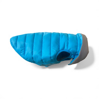 Woofiezz Warm & Comfortable Winter Jackets for Dogs and Cats (Blue/Grey)