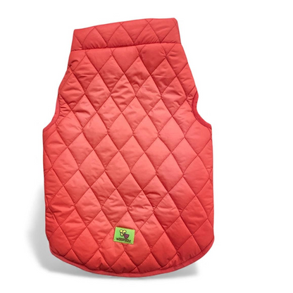 Woofiezz Warm & Comfortable Reversible Winter Jackets for Dogs and Cats (Orange)