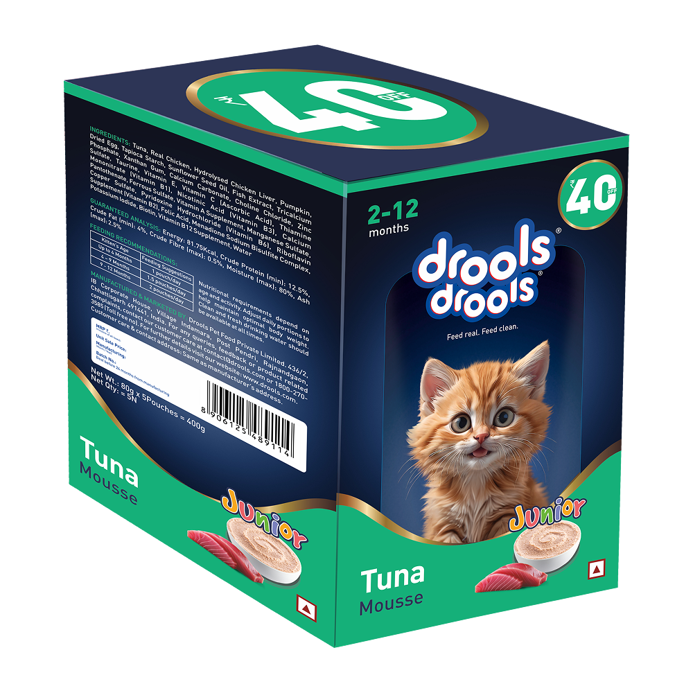 Drools Tuna Mousse Kitten Cat Wet Food