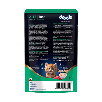 Drools Tuna Mousse Kitten Cat Wet Food