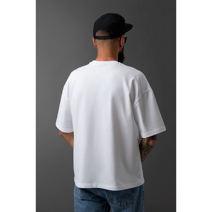 Seek Buy Love All About My Cats Unisex Oversized Tee (White)
