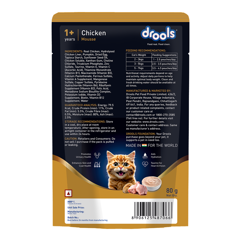Drools Chicken Mousse Adult Cat Wet Food