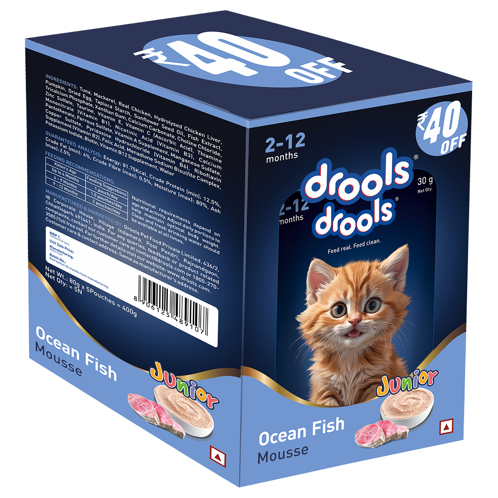 Drools Ocean Fish Mousse Kitten Cat Wet Food