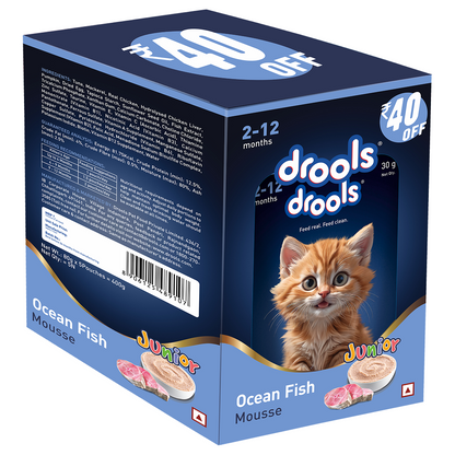 Drools Ocean Fish Mousse Kitten Cat Wet Food