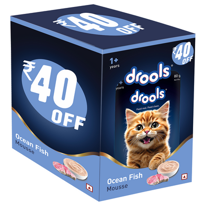 Drools Ocean Fish Mousse Kitten Cat Wet Food