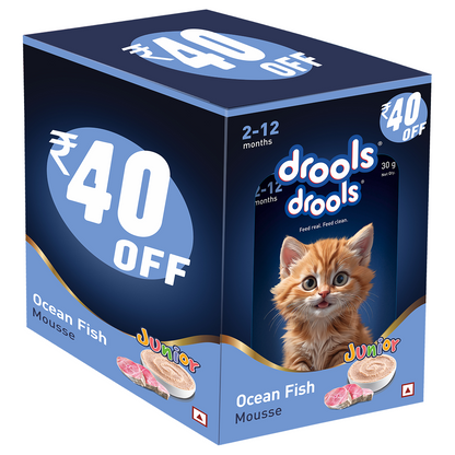 Drools Ocean Fish Mousse Kitten Cat Wet Food