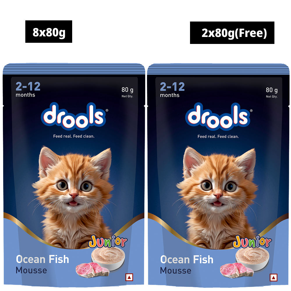 Drools Ocean Fish Mousse Kitten Cat Wet Food