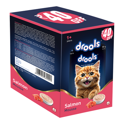 Drools Salmon Mousse Adult Cat Wet Food