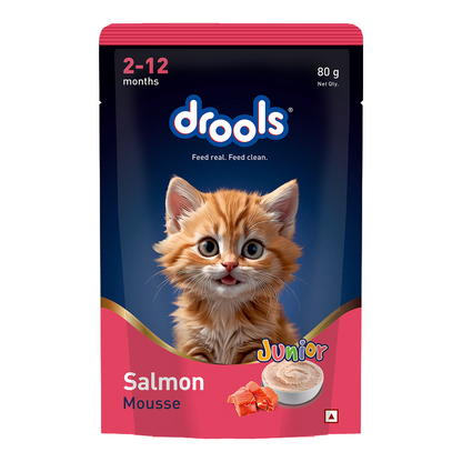 Drools Salmon Mousse Kitten Cat Wet Food