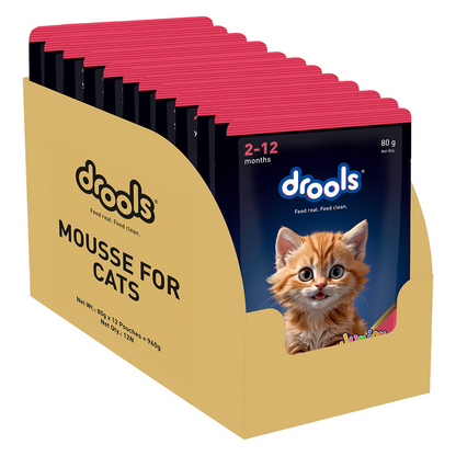 Drools Salmon Mousse Kitten Cat Wet Food