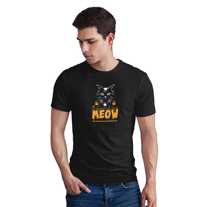 Seek Buy Love Cat Lovers Unisex Tee (Black)