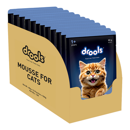 Drools Ocean Fish Mousse Adult Cat Wet Food