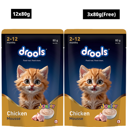 Drools Chicken Mousse Kitten Cat Wet Food