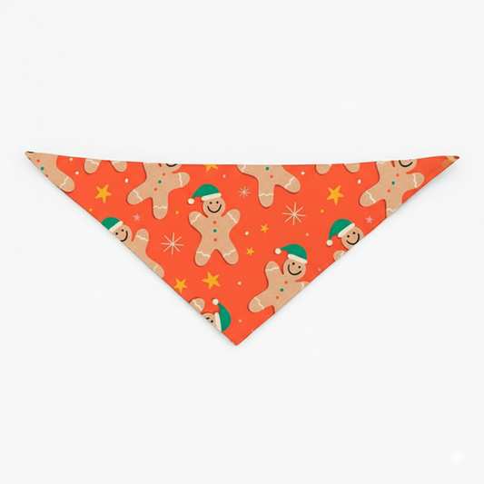 15Furries Gingerbread Man Bandana for Dogs and Cats