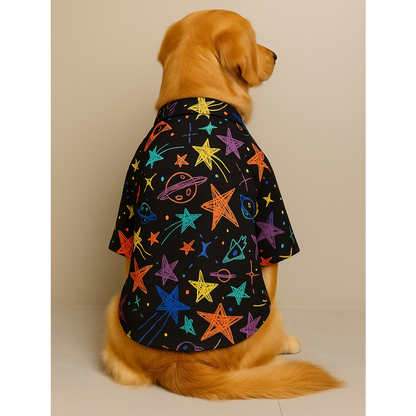 15 Furries Planet and Stars Shirt for Dogs