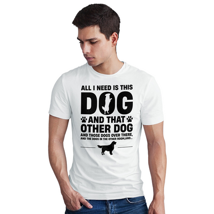 Seek Buy Love All I Need is More Dogs Tee (White)