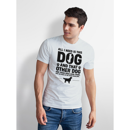 Seek Buy Love All I Need is More Dogs Tee (White)