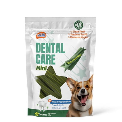 Novee Mini Dental Care Stick Treats for Dogs