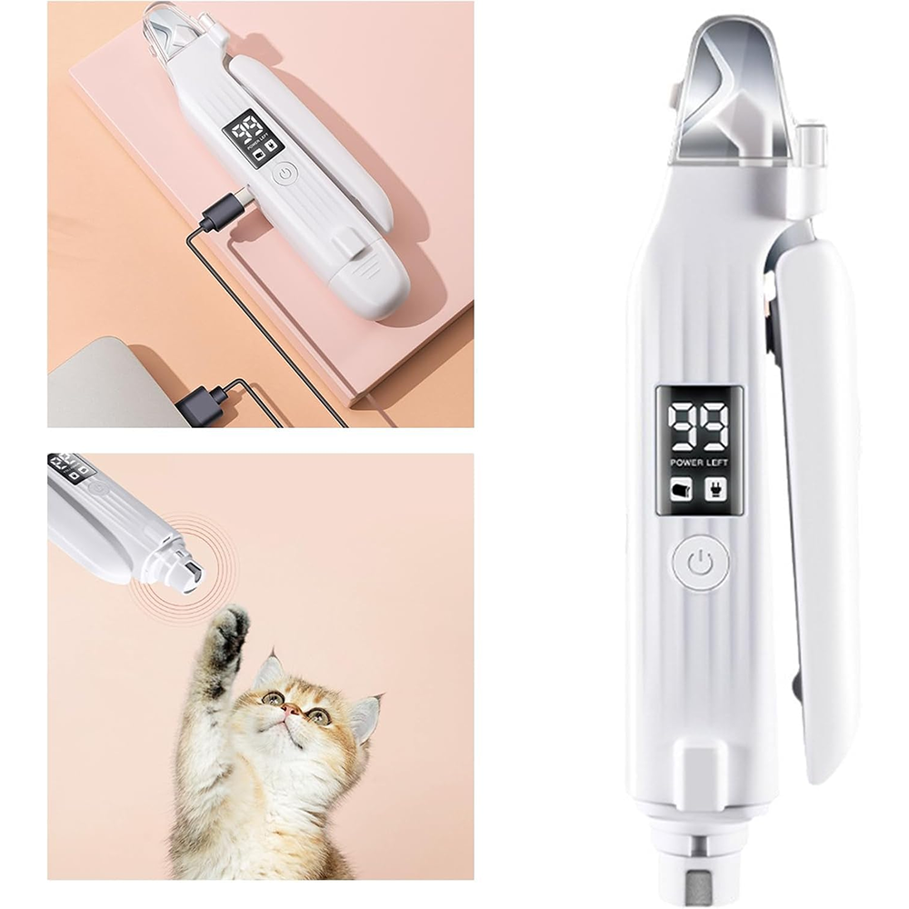 PetVogue 2 in 1 LED Nail Grinder & Nail Cutter for Dogs and Cats