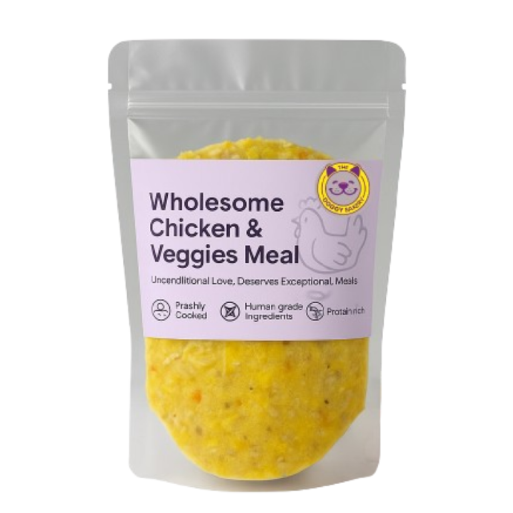 The Doggy Bakery Chicken, Mutton, Fish, Paneer and Veggies Home Meal Combo for Dogs
