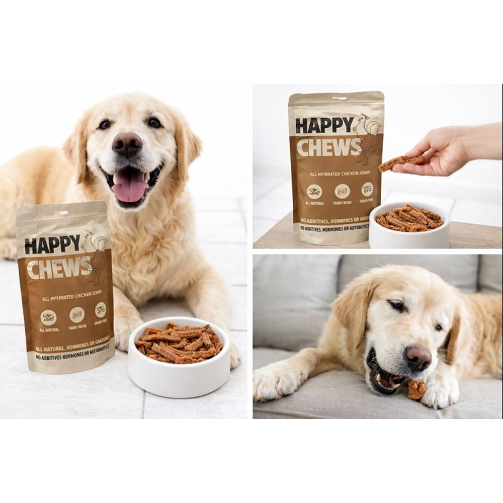 Nootie Happy Chew Dehydrated Chicken Jerky Dog Treat
