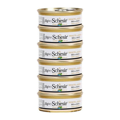 Schesir Tuna Whole Meat Salmon Rice in Jelly Adult Cat Wet Food