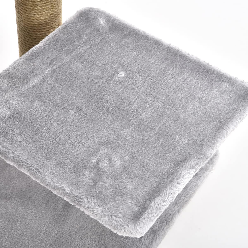 Furrlovers Multiple Level Activity Tower with Scratching Posts for Cats (Grey)